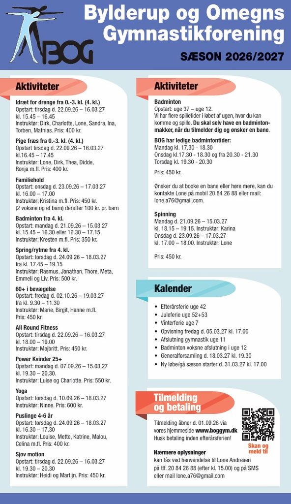 BOG program - avis